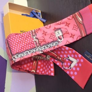 LV Silk Bandeau, Confidential with Monogram
